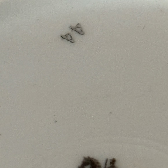 Antique Black Knight Set of 2 24k trim dishes - Picture 8 of 16